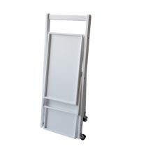 Camarera Plegable con Ruedas 65x40x85 Blanco - ¡Práctica y Elegante!